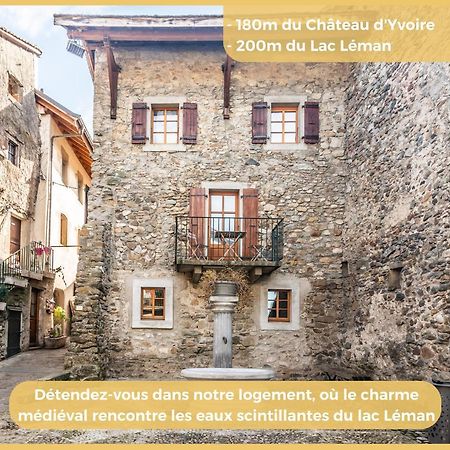 Maison En Duplex I Yvoire I Lac Leman I Medievale Eksteriør bilde