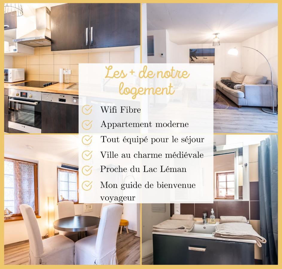 Maison En Duplex I Yvoire I Lac Leman I Medievale Eksteriør bilde